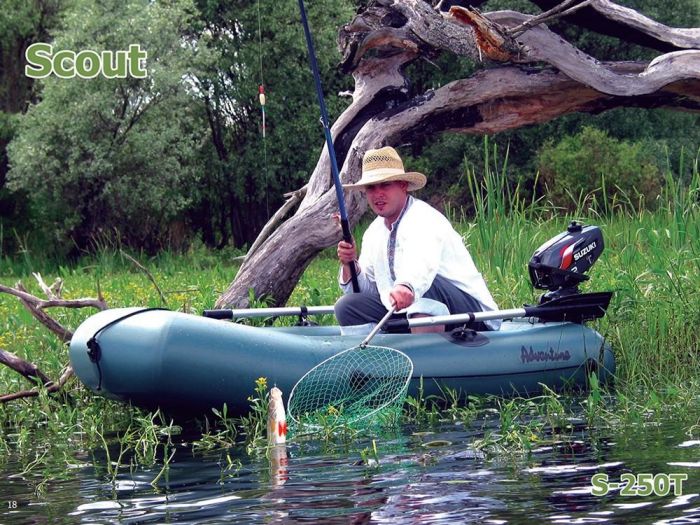Розбірний надувний човен Adventure Scout S-250T